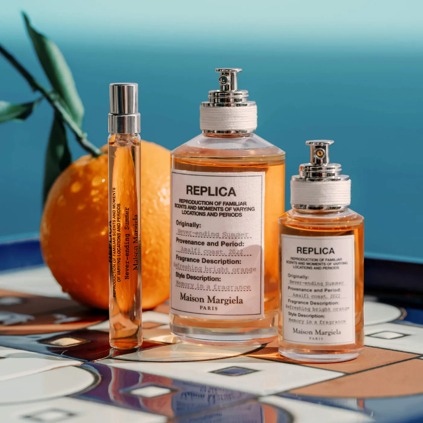 Maison Margiela REPLICA Never-ending Summer Eau de Toilette — Orange, Spritz & Solar Citrus Scent