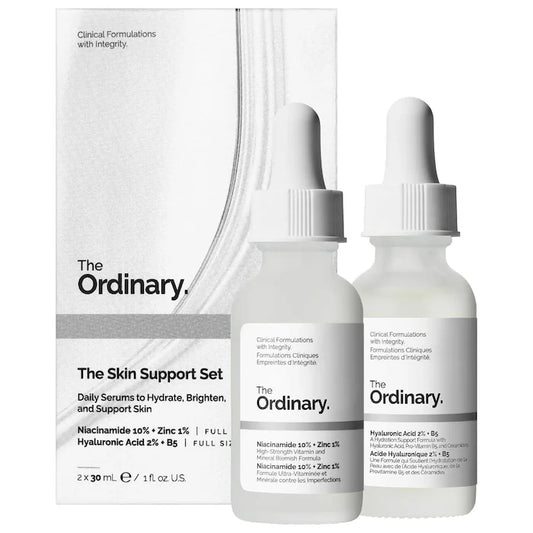 The Ordinary  The Skin Support Set with Niacinamide + Hyaluronic Acid