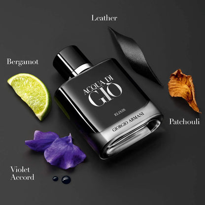 Armani Beauty Acqua Di Giò Elixir — Intense Aquatic Citrus & Woody Luxury Fragrance