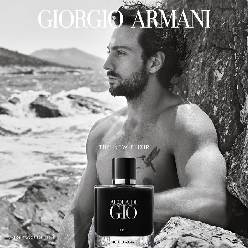 Armani Beauty Acqua Di Giò Elixir — Intense Aquatic Citrus & Woody Luxury Fragrance
