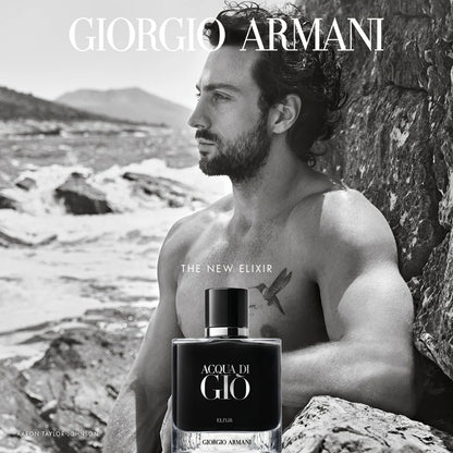 Armani Beauty Acqua Di Giò Elixir — Intense Aquatic Citrus & Woody Luxury Fragrance