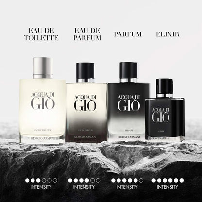 Armani Beauty Acqua Di Giò Elixir — Intense Aquatic Citrus & Woody Luxury Fragrance