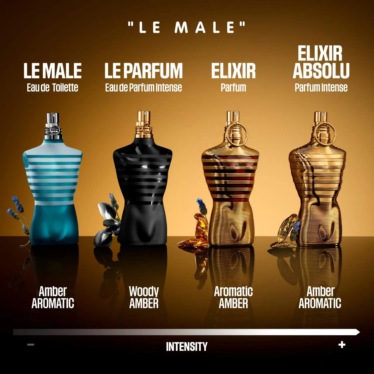 Jean Paul Gaultier Le Male Elixir Absolu Eau de Parfum — Warm Spicy Tonka Bean Fragrance