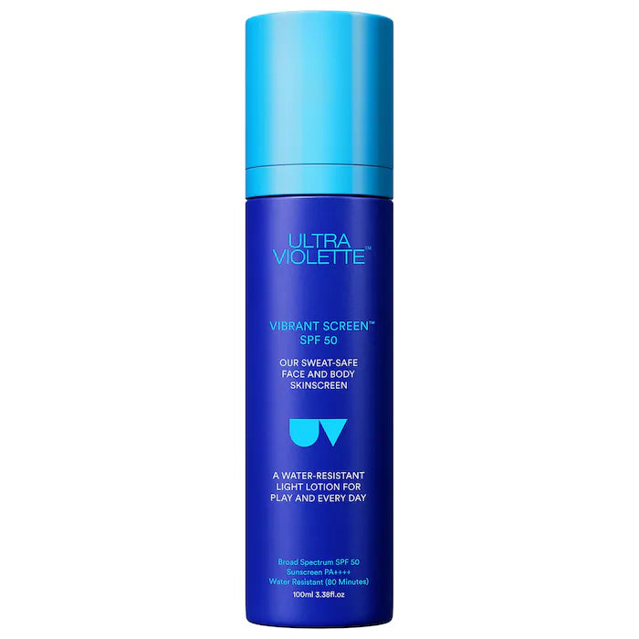 Ultra Violette  Vibrant Screen SPF 50 Water Resistant Face and Body Sunscreen