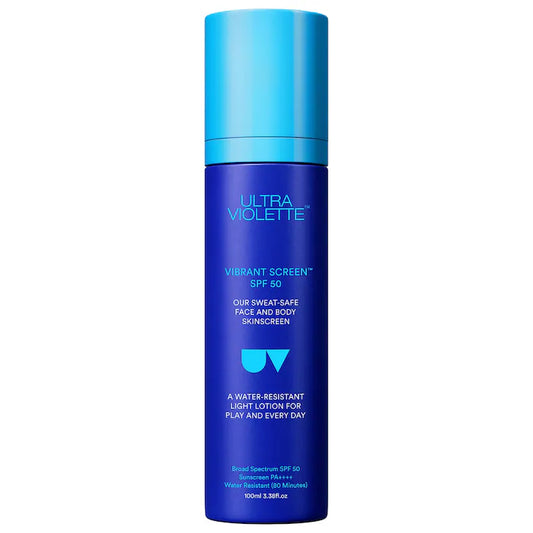 Ultra Violette  Vibrant Screen SPF 50 Water Resistant Face and Body Sunscreen