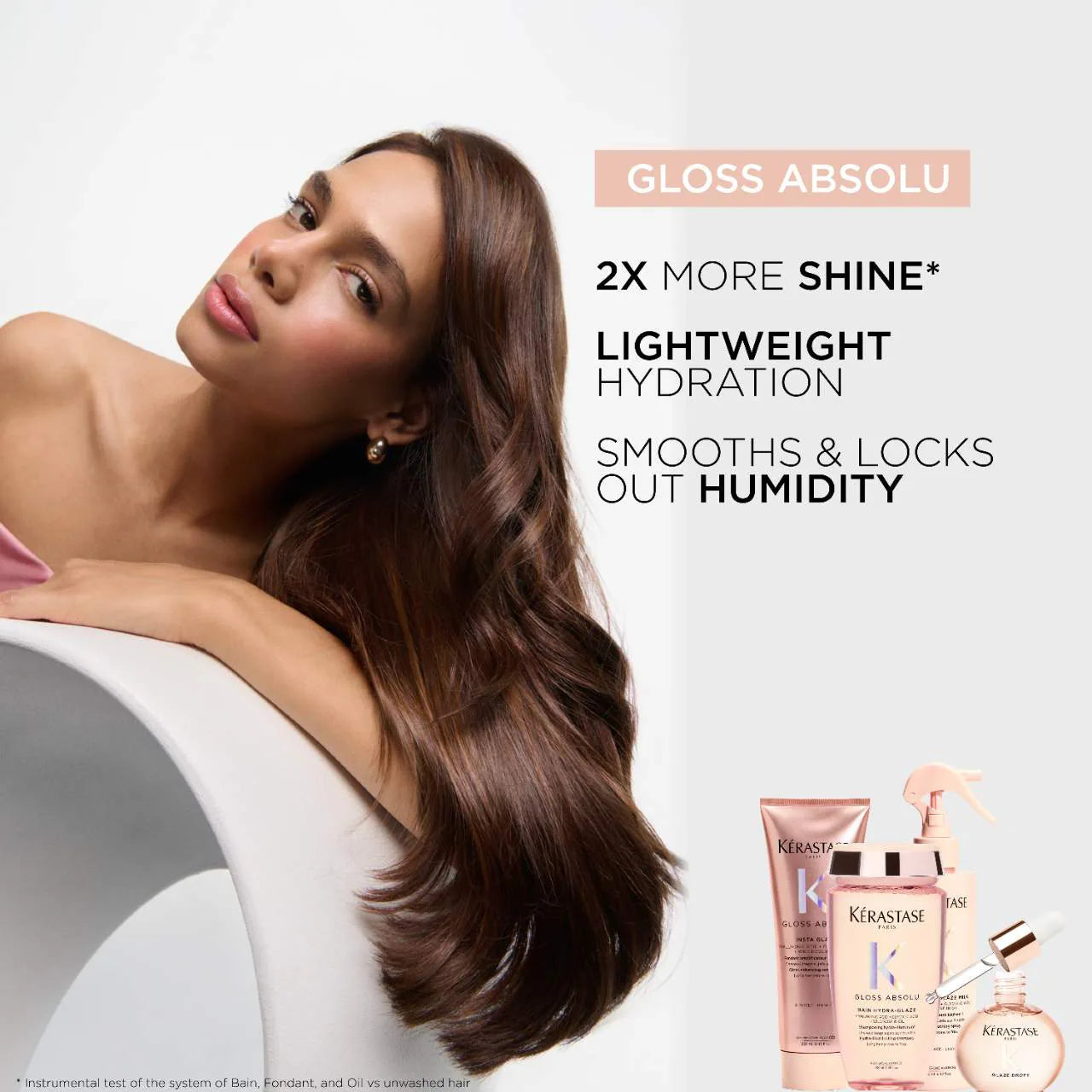 Kérastase Gloss Absolu Glaze Drops Anti-Frizz Hair Oil — Shine & Frizz Control Treatment