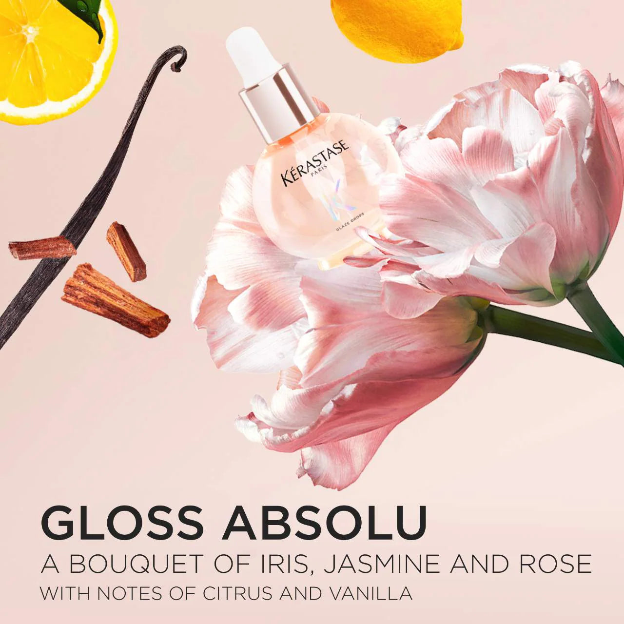 Kérastase Gloss Absolu Glaze Drops Anti-Frizz Hair Oil — Shine & Frizz Control Treatment