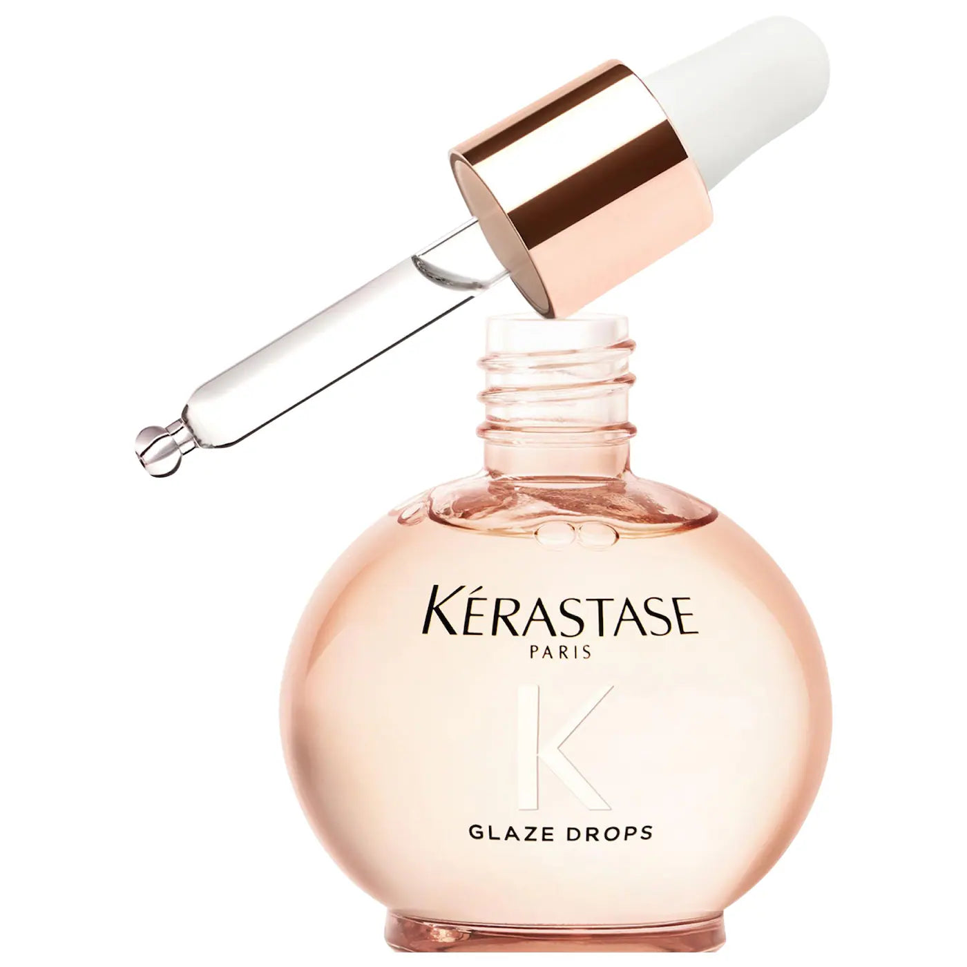 Kérastase Gloss Absolu Glaze Drops Anti-Frizz Hair Oil — Shine & Frizz Control Treatment