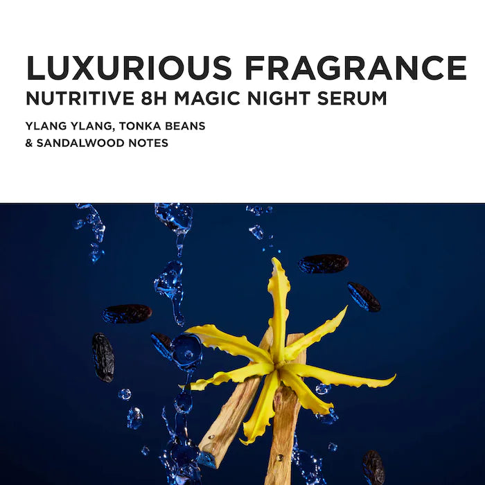 Mini Nutritive 8H Magic Night Serum Hydrating Treatment for Dry Hair