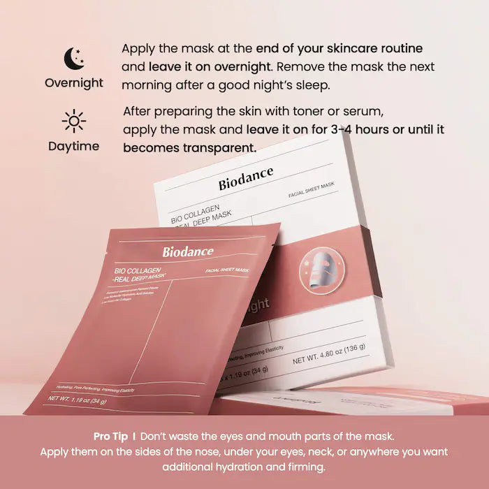Biodance  Bio Collagen Real Deep Mask for Pore Minimizing & Firming Care