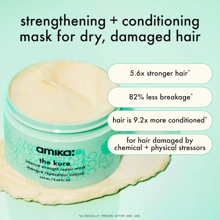 amika  Mane Menders Strength Repair Shampoo + Conditioner Set