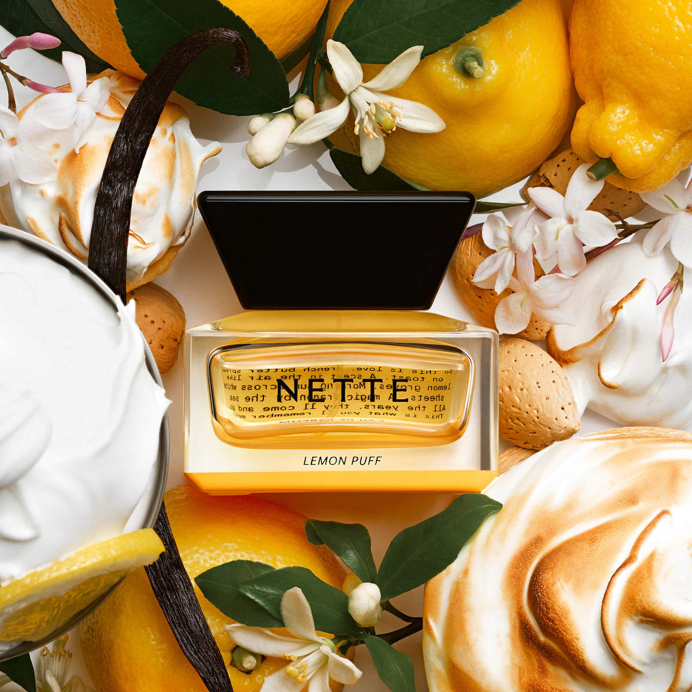 Nette Lemon Puff Eau de Parfum — Bright Lemon & Vanilla Dessert-Inspired Fragrance
