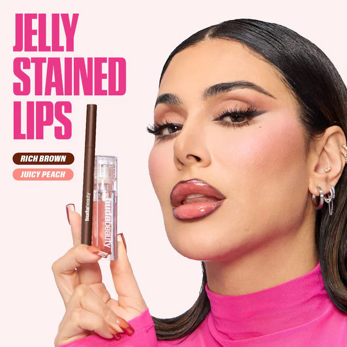 HUDA BEAUTY  Faux Filler Ultra-Hydrating Tinted Jelly Lip Oil