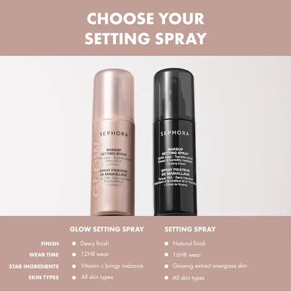 SEPHORA COLLECTION  Glow 12HR Wear Transferproof Makeup Setting Spray with Vitamin C