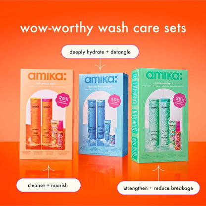 amika  Soft Strand Stars Nourishing Shampoo + Conditioner Set