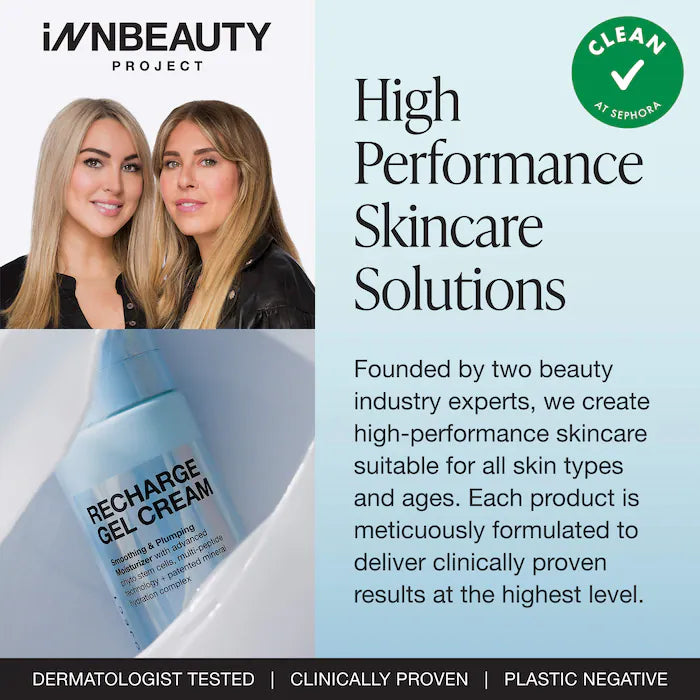 iNNBEAUTY Project  Recharge Gel Cream Smoothing & Plumping Moisturizer