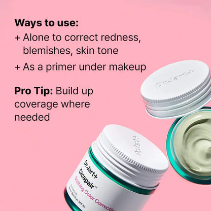 Dr. Jart+  Mini Cicapair™ Soothing Color Correcting Treatment SPF 30 with Centella Asiatica Extracts
