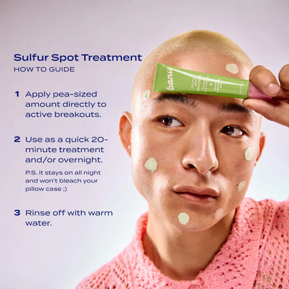 banu  Sulfur Spot Treatment for Acne and Blemishes