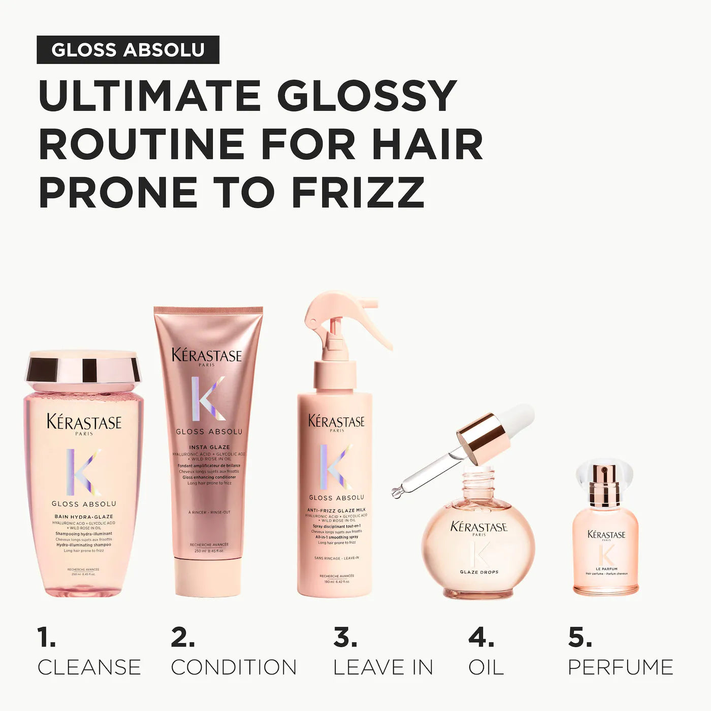 Kérastase Gloss Absolu Hair Perfume — Luxurious Citrus, Rose & Vanilla Scented Hair Mist