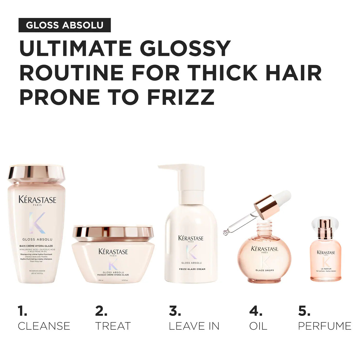 Kérastase Gloss Absolu Hair Perfume — Luxurious Citrus, Rose & Vanilla Scented Hair Mist