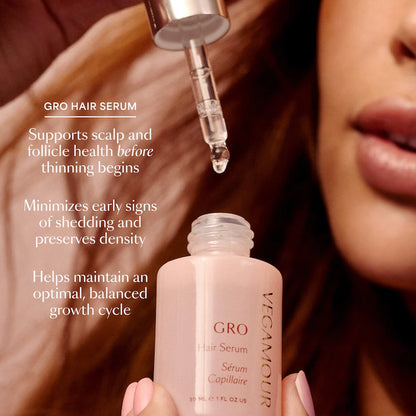 GRO Hair Serum and Shampoo & Conditioner Hair Gift Set