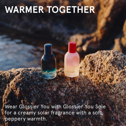 Glossier You Soie Eau de Parfum — Fresh Solar Skin Scent with Rice Milk & Jasmine