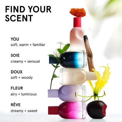 Glossier You Soie Eau de Parfum — Fresh Solar Skin Scent with Rice Milk & Jasmine