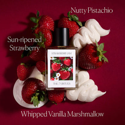 The 7 Virtues Strawberry Jam Eau de Parfum — Strawberry, Vanilla & Marshmallow Gourmand Fragrance