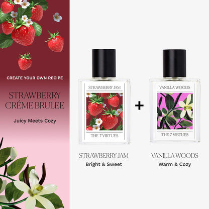 The 7 Virtues Strawberry Jam Eau de Parfum — Strawberry, Vanilla & Marshmallow Gourmand Fragrance