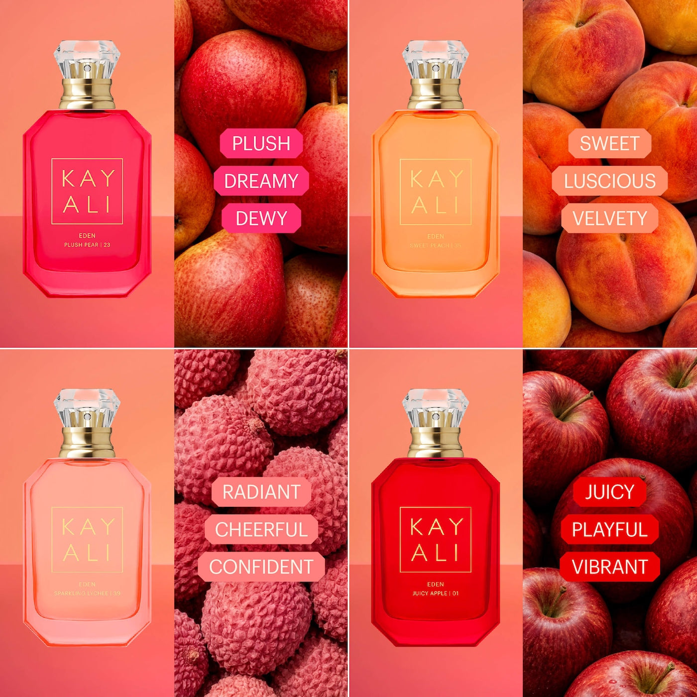 KAYALI Eden Sweet Peach | 35 Eau de Parfum — Juicy Peach, Floral & Sweet Musk Fragrance