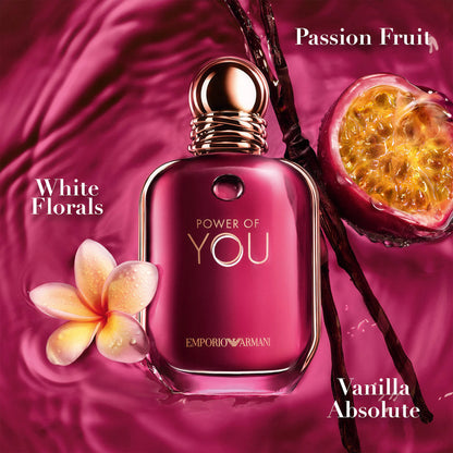 Armani Beauty Power of You Eau de Parfum — Passion Fruit Scent, Long-Lasting Perfume