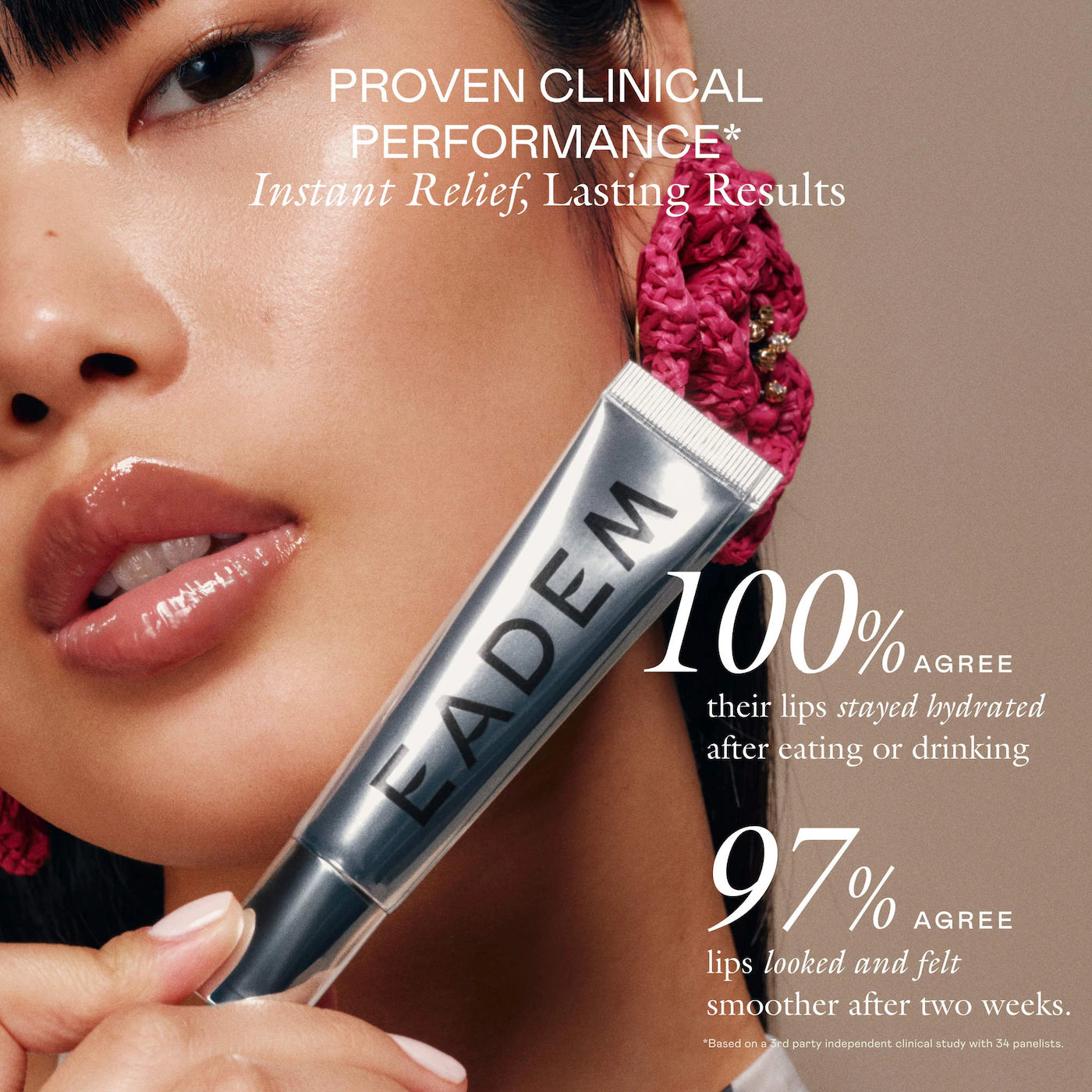 EADEM Le Chouchou Exfoliating + Softening Lip Balm with Peptides — Smooth, Plump Lips