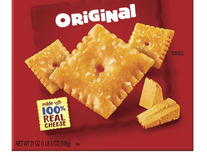 Cheez-It® Original Cheese Crackers – 21 oz Large Family Pack