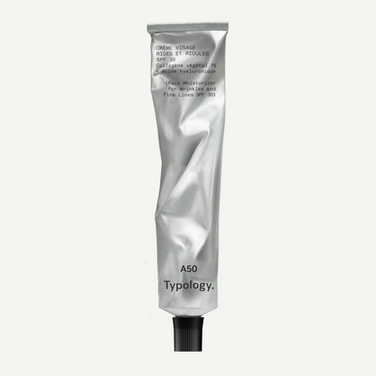 A50 Anti-Wrinkle Day Cream SPF 30 – 1% Plant Collagen & Hyaluronic Acid for Firmer, Smoother Skin, 50 mL